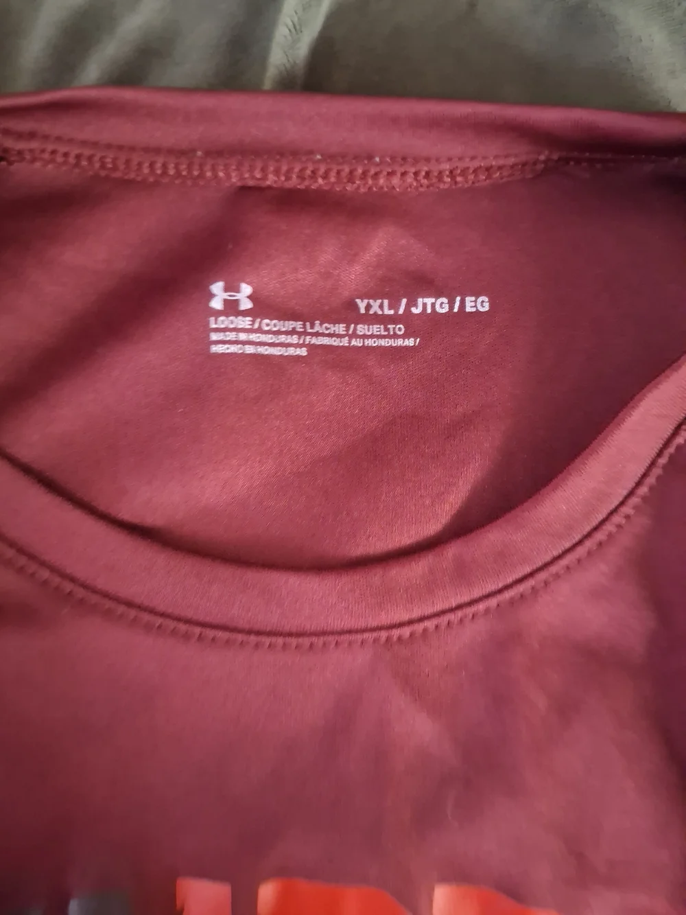 2 Youth XL Under Armour Tshirts
